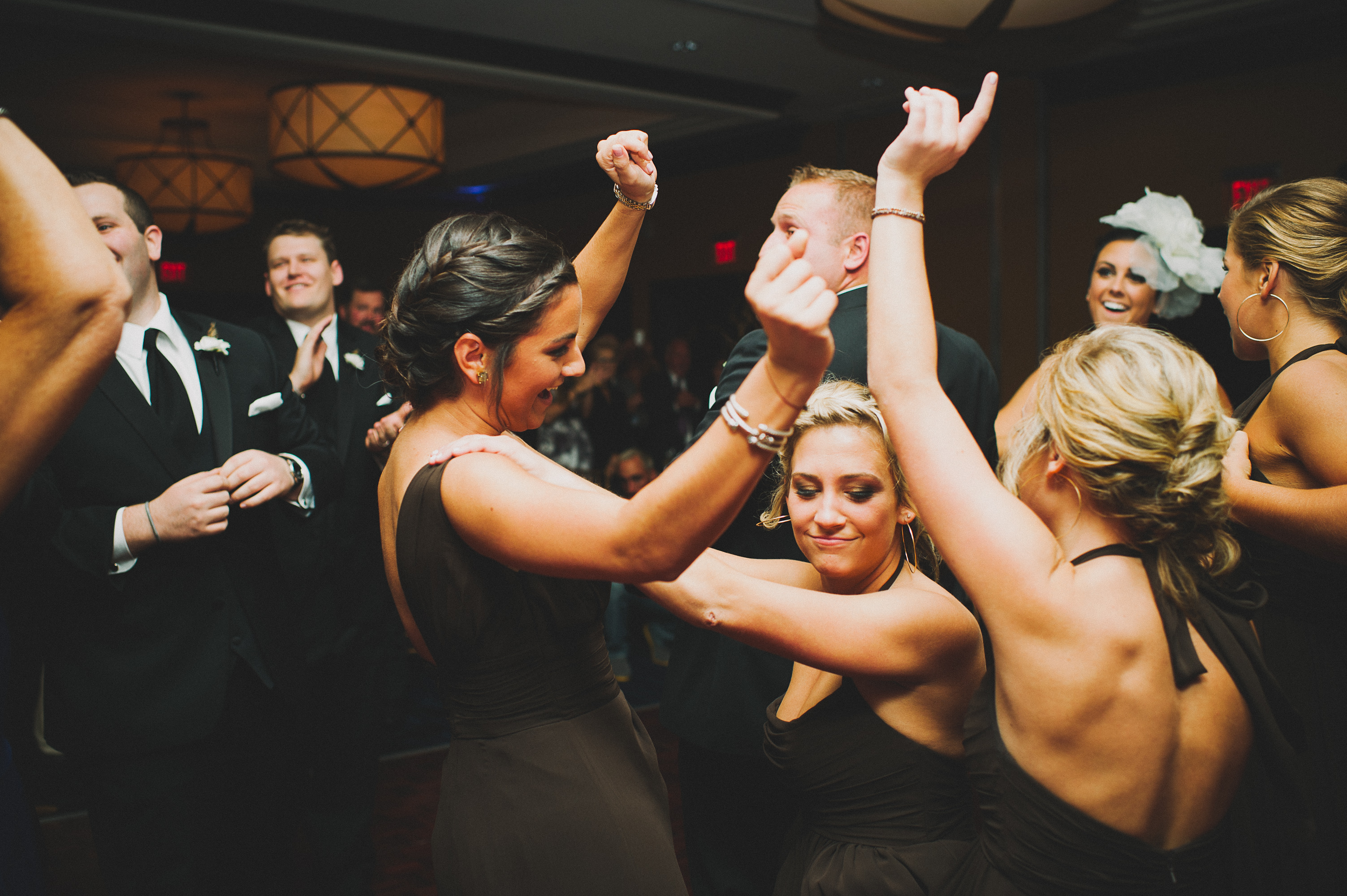 Bridesmaids dancing at Hotel Marlow Wedding