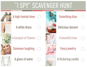 I Spy Scavenger Hunt
