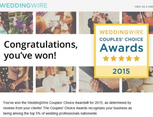 We Won –  Couples’ Choice Award 2015 !